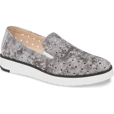 Johnston & Murphy Penelope Perforated Slip-On Sneaker, Black
