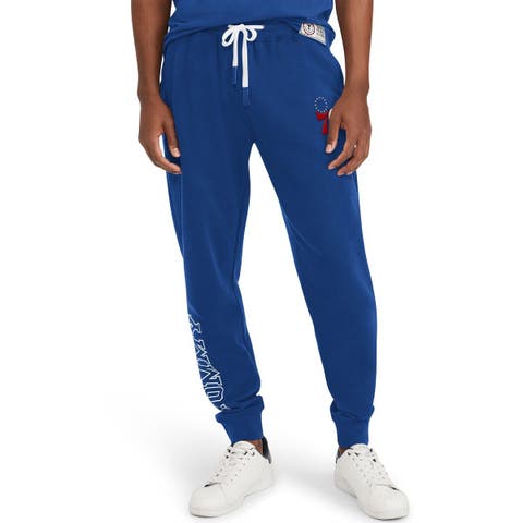Men's Tommy Jeans Royal Philadelphia 76ers Carl Bi-Blend Fleece Jogger Pants