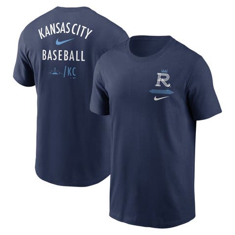 Nike Kansas City Royals Blue Breathe Short Sleeve T Shirt