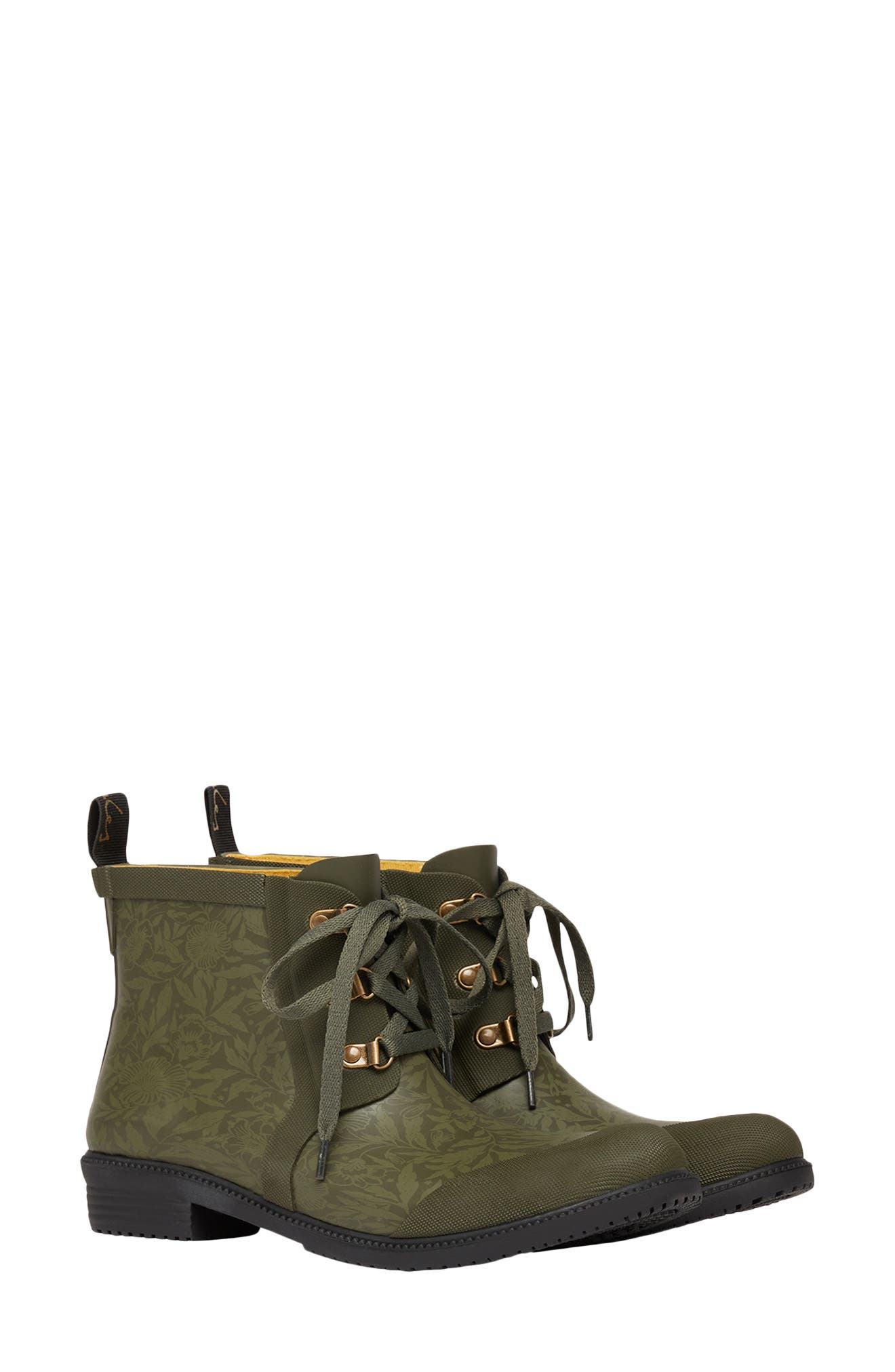 Joules Ashby Rain Boot in Green Floral
