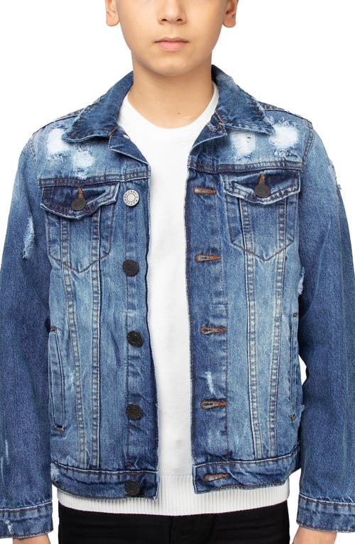 X-ray Xray Kids' Denim Jacket In Medium Blue