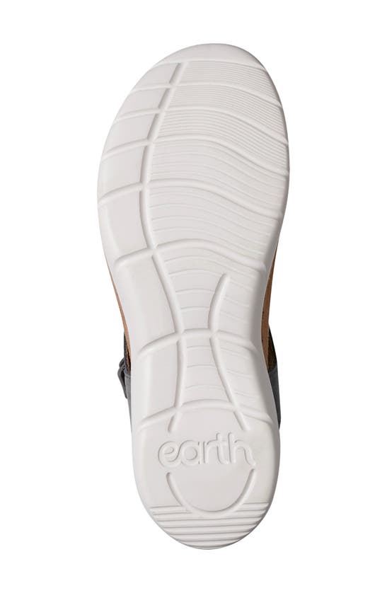 Shop Earth ® Roni Ankle Strap Sandal In Medium Grey