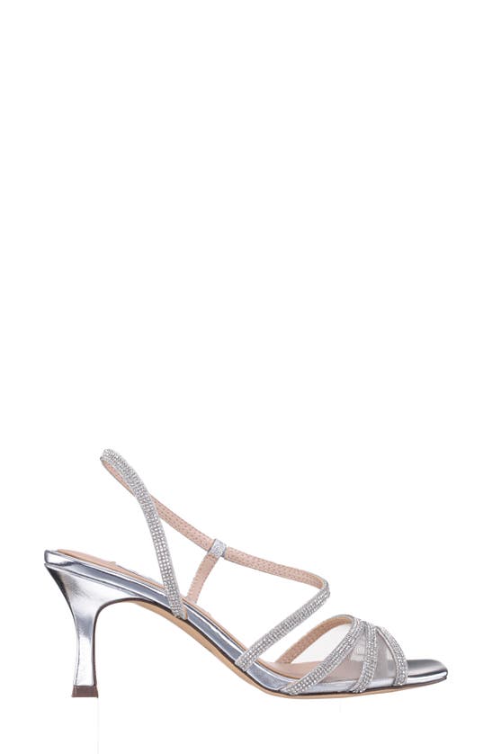 Shop Nina Vyolet Slingback Sandal In New Silver