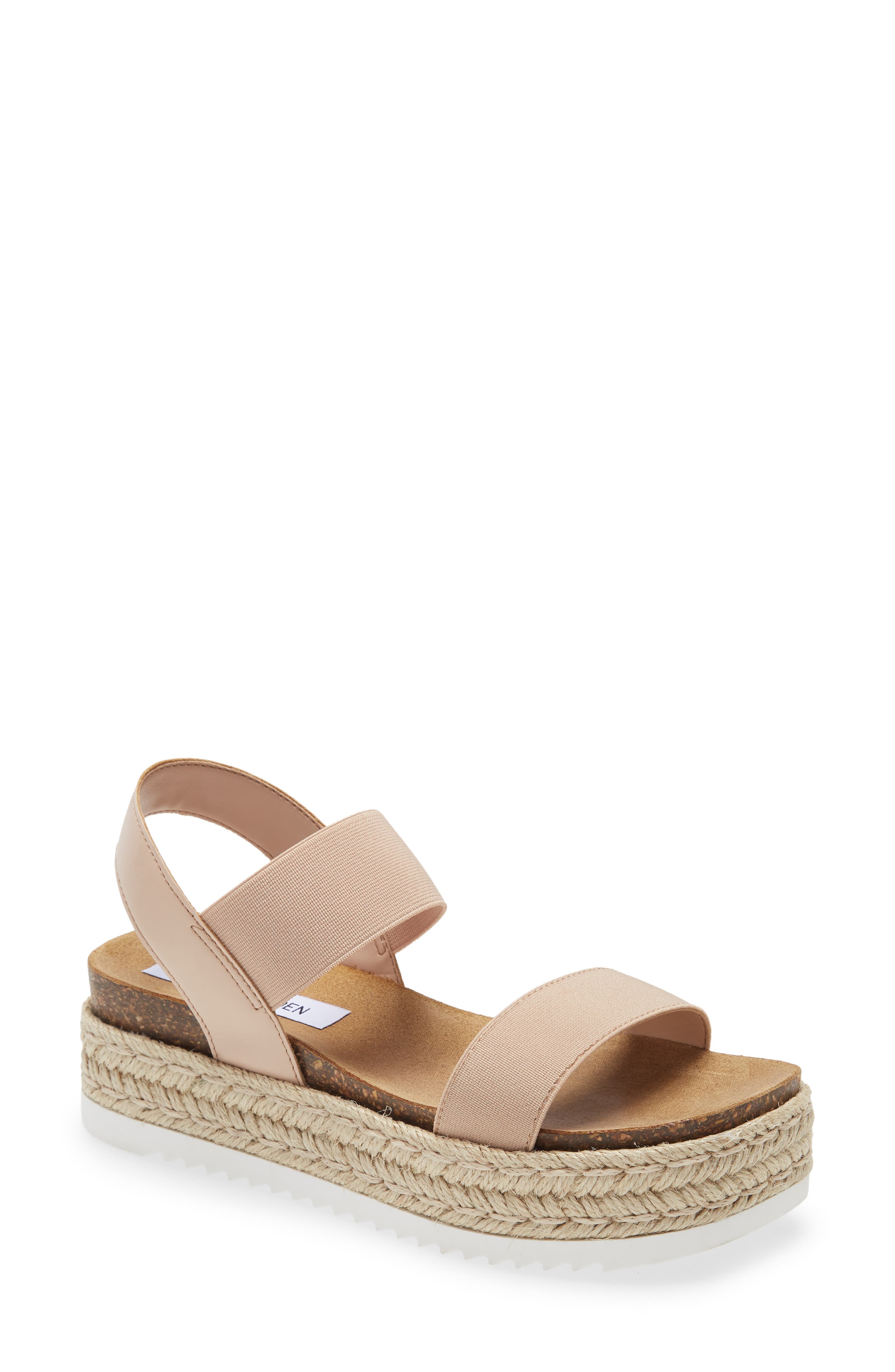steve madden espadrille platform sandals