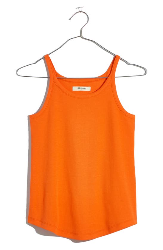 Madewell Brightside Lucia Tank Top In Brilliant