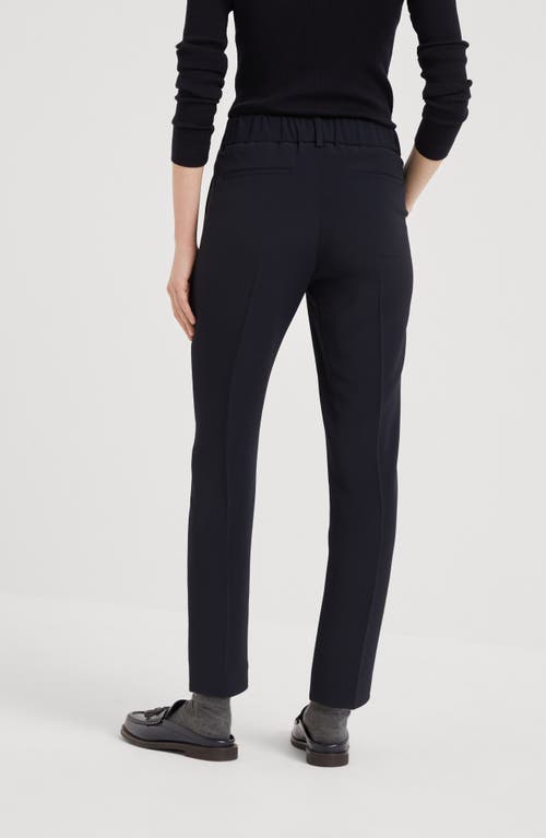 Shop Brunello Cucinelli Tailored Jogger Trousers In Blue