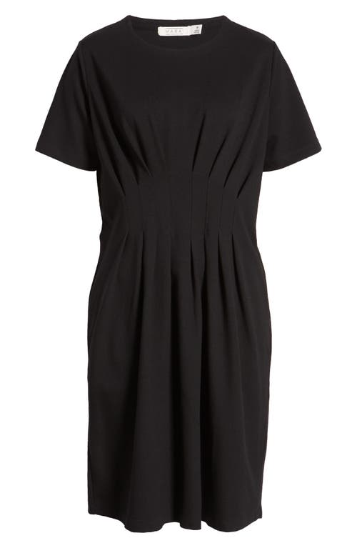 Shop Masai Copenhagen Noelene Pleat Front Dress In Black