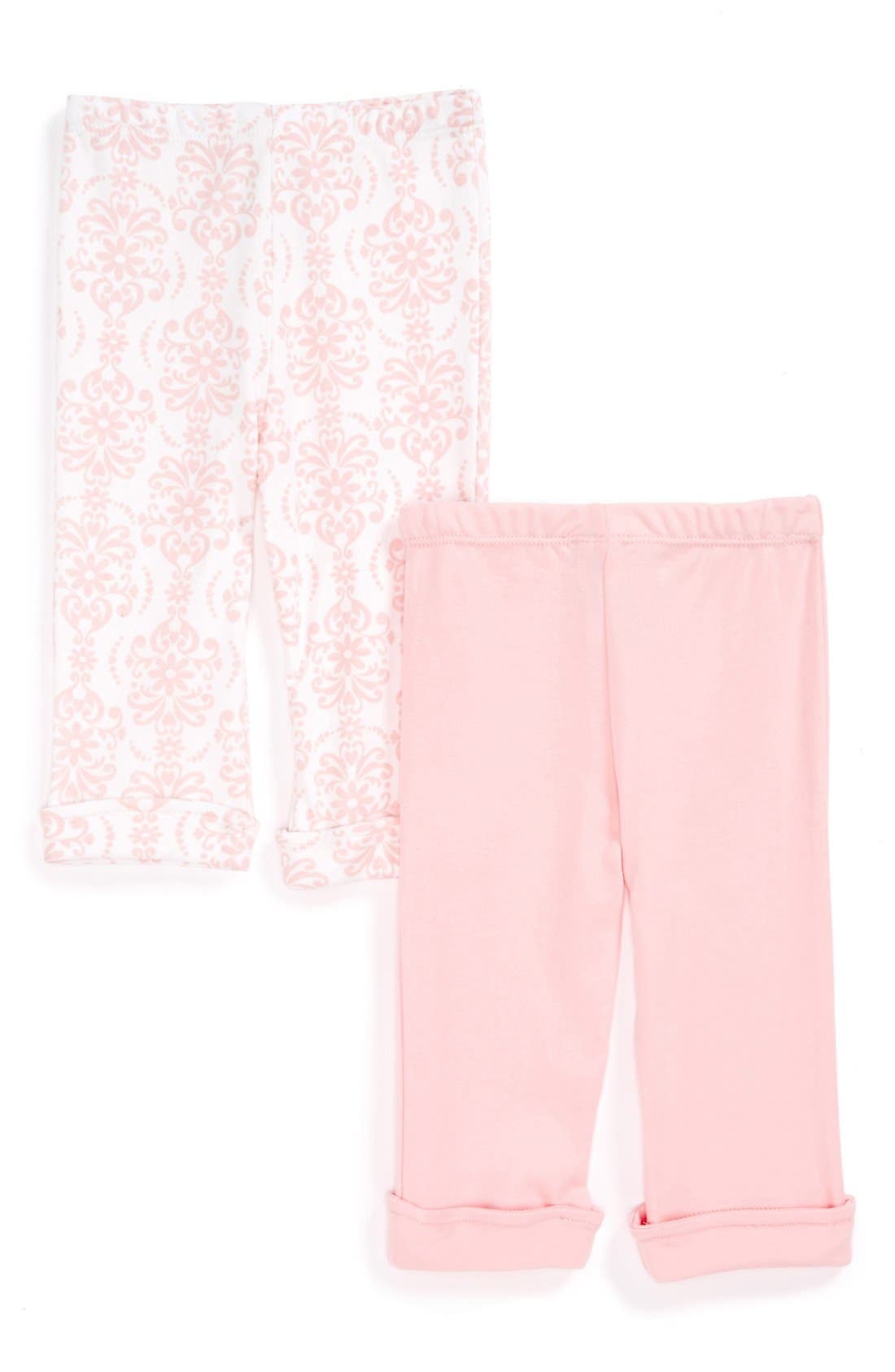 Little Me 'Damask' Sweatpants (Set of 2) (Baby Girls) Nordstrom