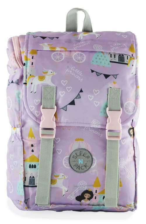 mimish Kids' Sleep-N-Pack Princesses Sleeping Bag Backpack in Multi at Nordstrom