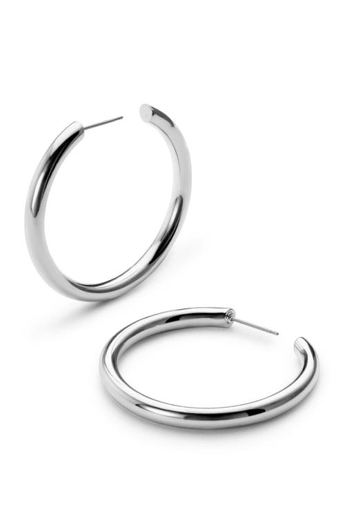 Shop Ana Luisa Hoop Earrings In Silver