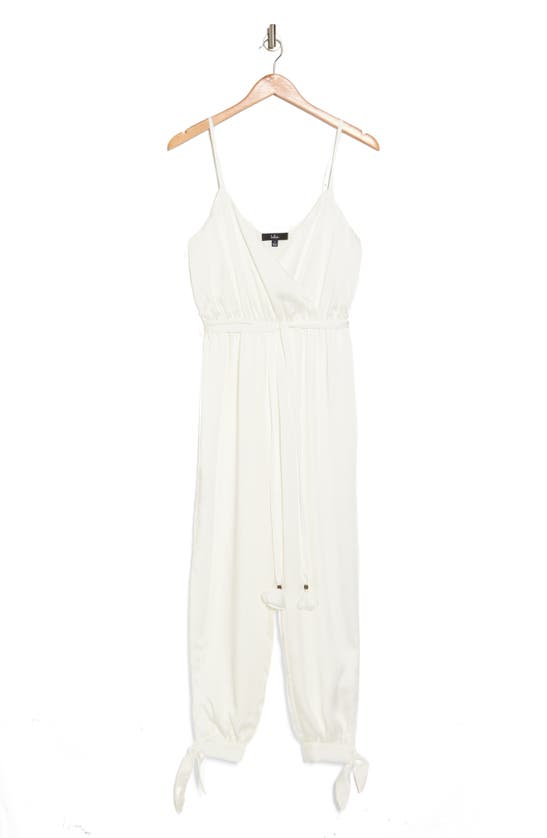 Shop Lulus Lovely As Can Be Satin Jumpsuit In White
