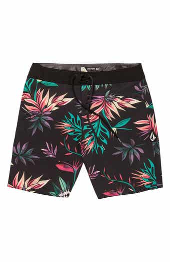 Volcom top rasta boardshorts