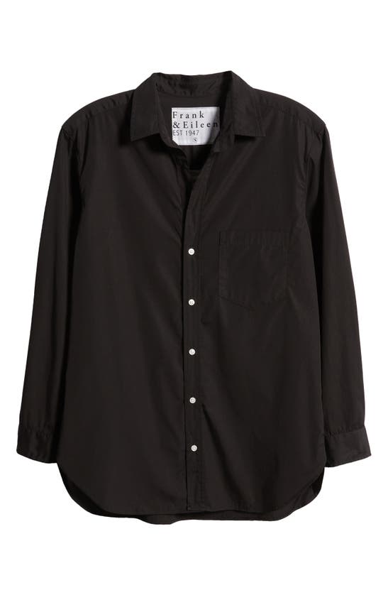 Frank & Eileen Joedy Cotton Button-up Shirt In Black