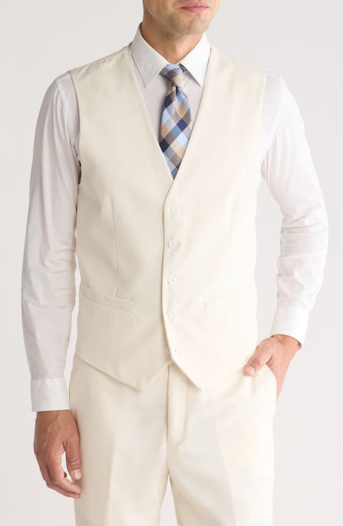 Braveman Premium Slim Fit 3-piece Suit In Ivory
