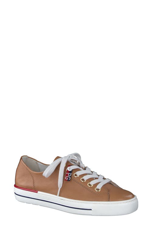 Carly Lux Sneaker in Cuoio Leather