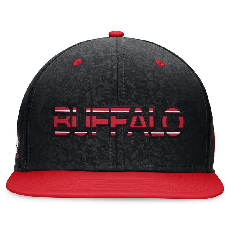 Shop Fanatics Branded Black/red Buffalo Sabres Authentic Pro Alternate Jersey Snapback Hat