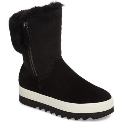 Cougar Vera Genuine Shearling Waterproof Boot, Black