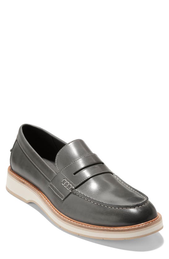 Cole Haan Osborn Grand 360 Penny Loafer In Magnet | ModeSens