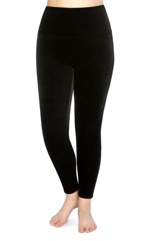 SPANX Velvet Leggings in Black at Nordstrom, Size 2X