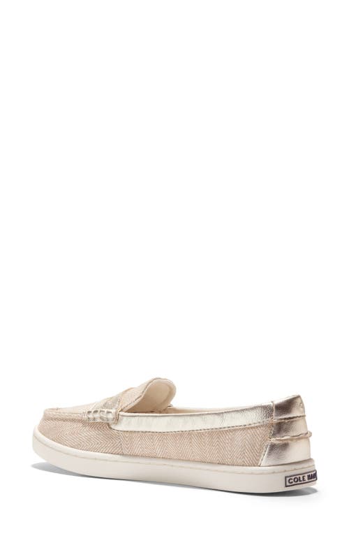 Shop Cole Haan Nantucket Penny Loafer In Natural/chevron