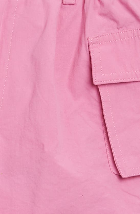 Shop Walking On Sunshine Kids' Cargo Shorts In Pink