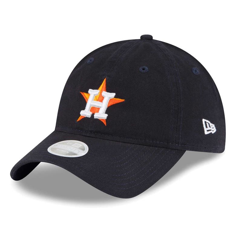 New Era Navy Houston Astros Team Logo Core Classic 9twenty Adjustable Hat