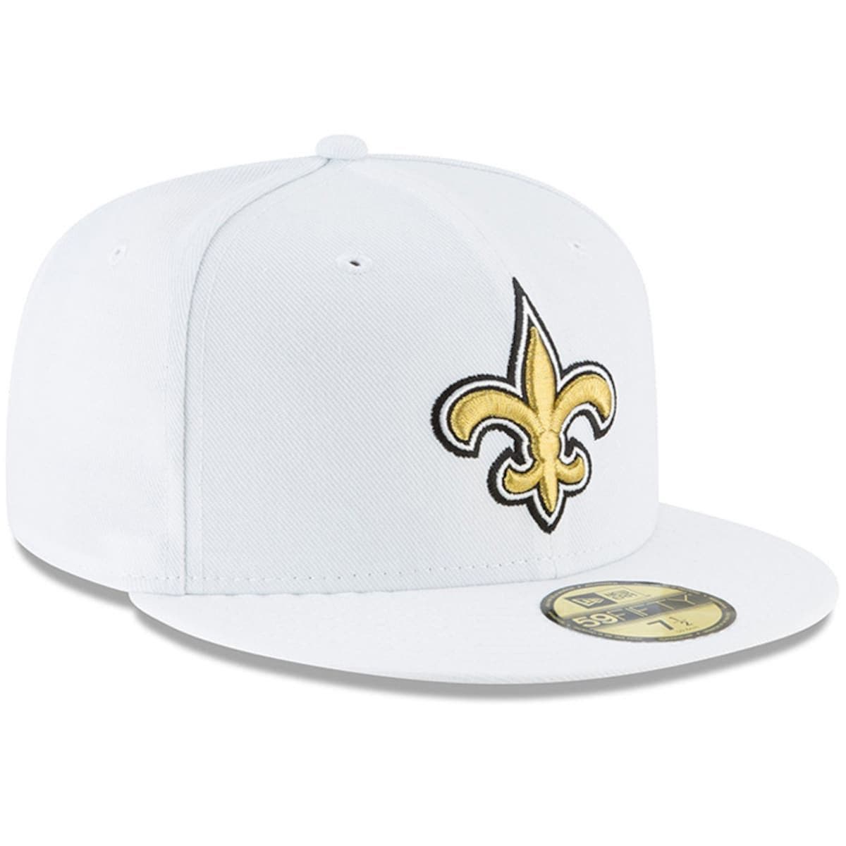 all white saints hat