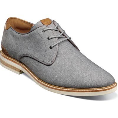 Florsheim Highland Plain Toe Derby EEE - Grey