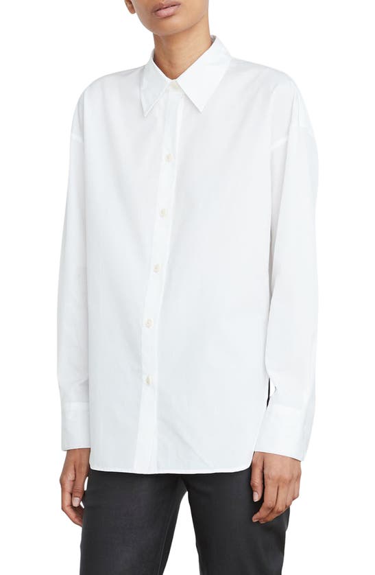 VINCE VINCE WOVEN COTTON SHIRT