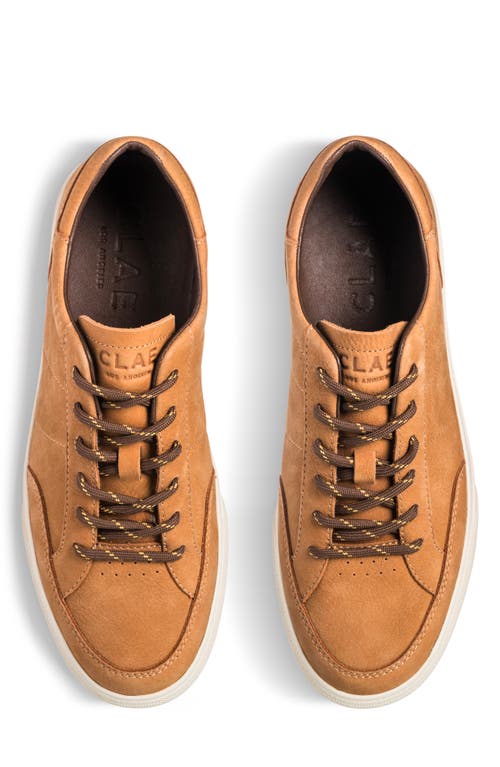 Clae Monroe Venice Leather Sneaker In Wheat Nubuck