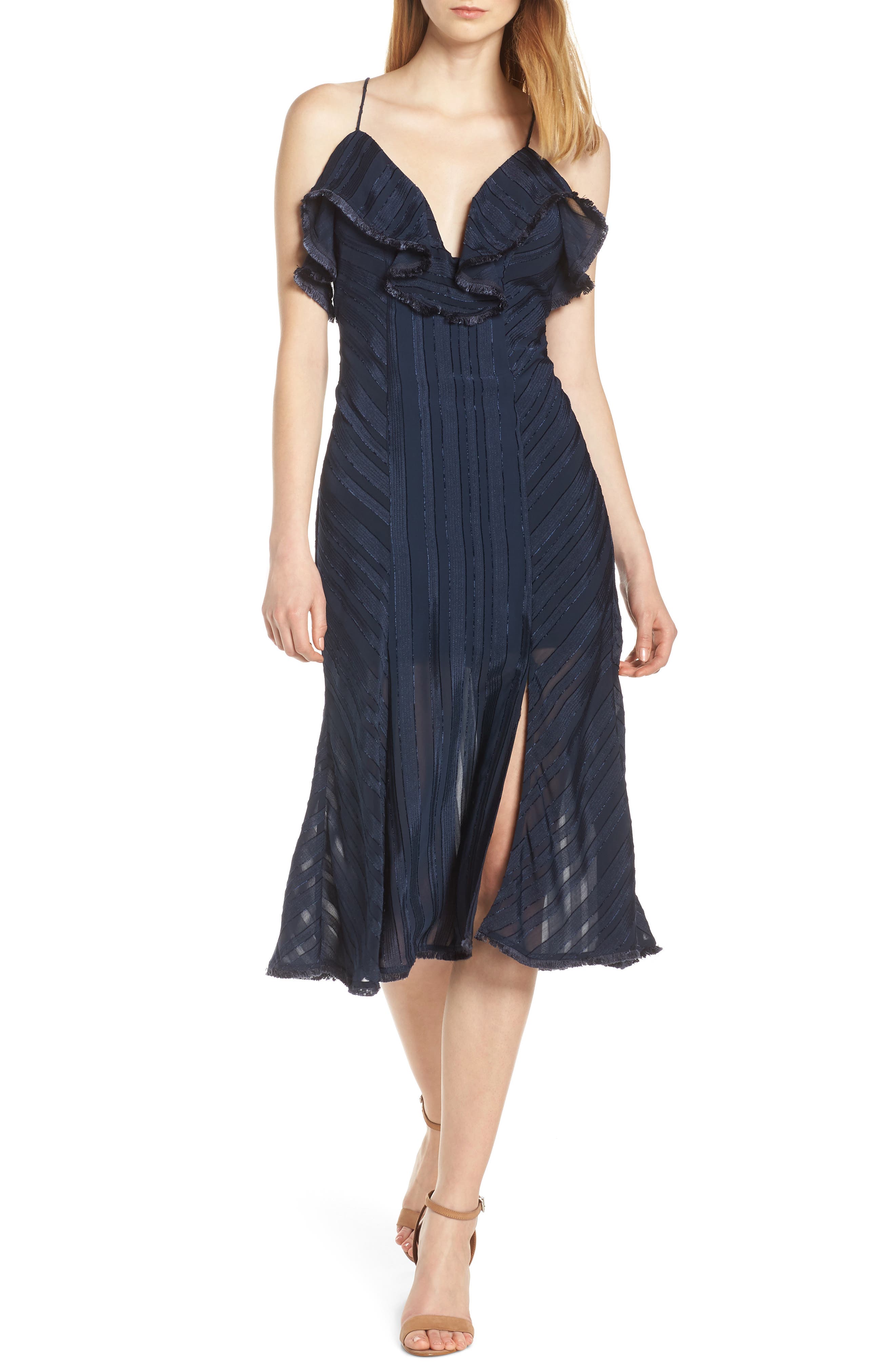 Finders Keepers Soraya Midi Sundress, Blue