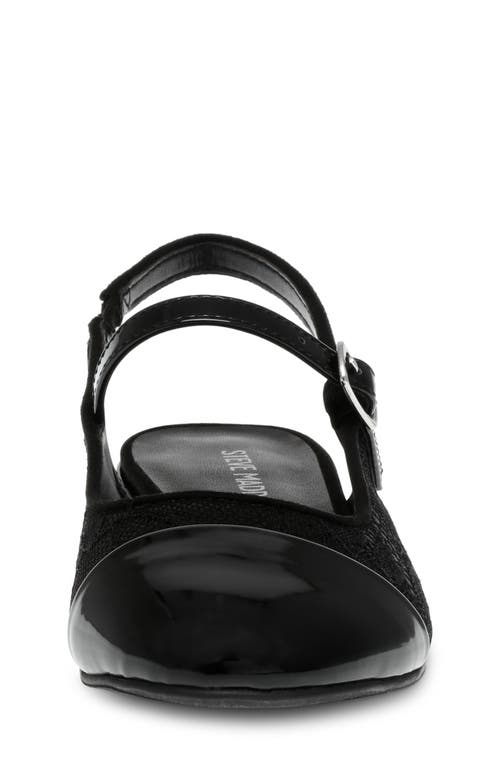 Shop Steve Madden Kids' Jbelinda Slingback In Black