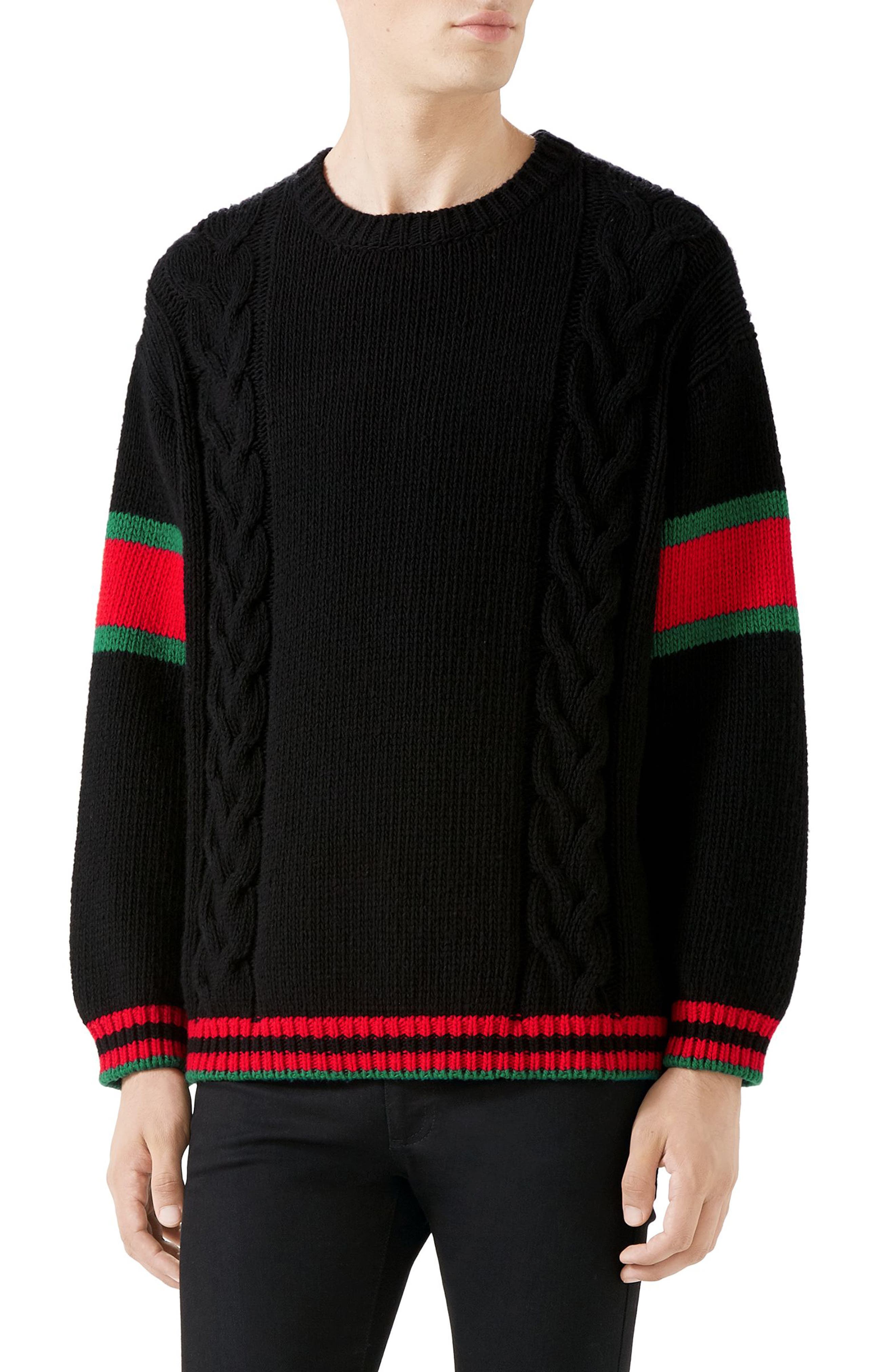 gucci cable knit sweater