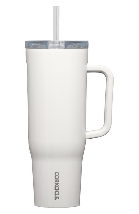 Nomad 32 oz Tumbler With Handle and Straw Lid - Modern Cream