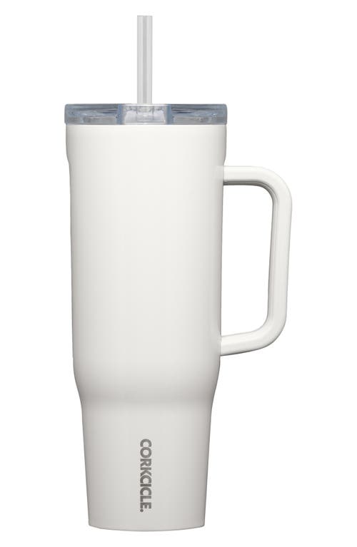 Corkcicle Cruiser 40-Ounce Insulated Tumbler with Handle in Oat Milk at Nordstrom