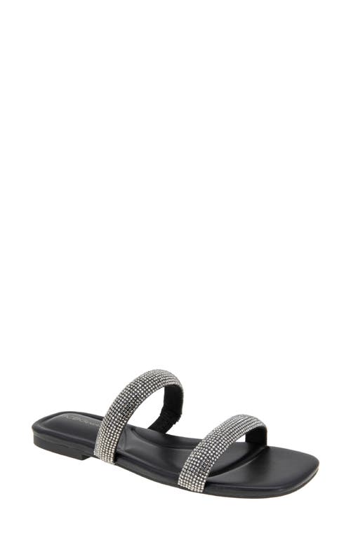 bcbg Glannis Slide Sandal Black at Nordstrom,