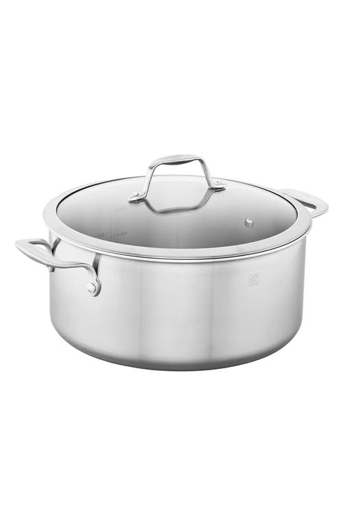 Zwilling Spirit 3-ply 8-qt Stainless Steel Stock Pot In Stainless Steel