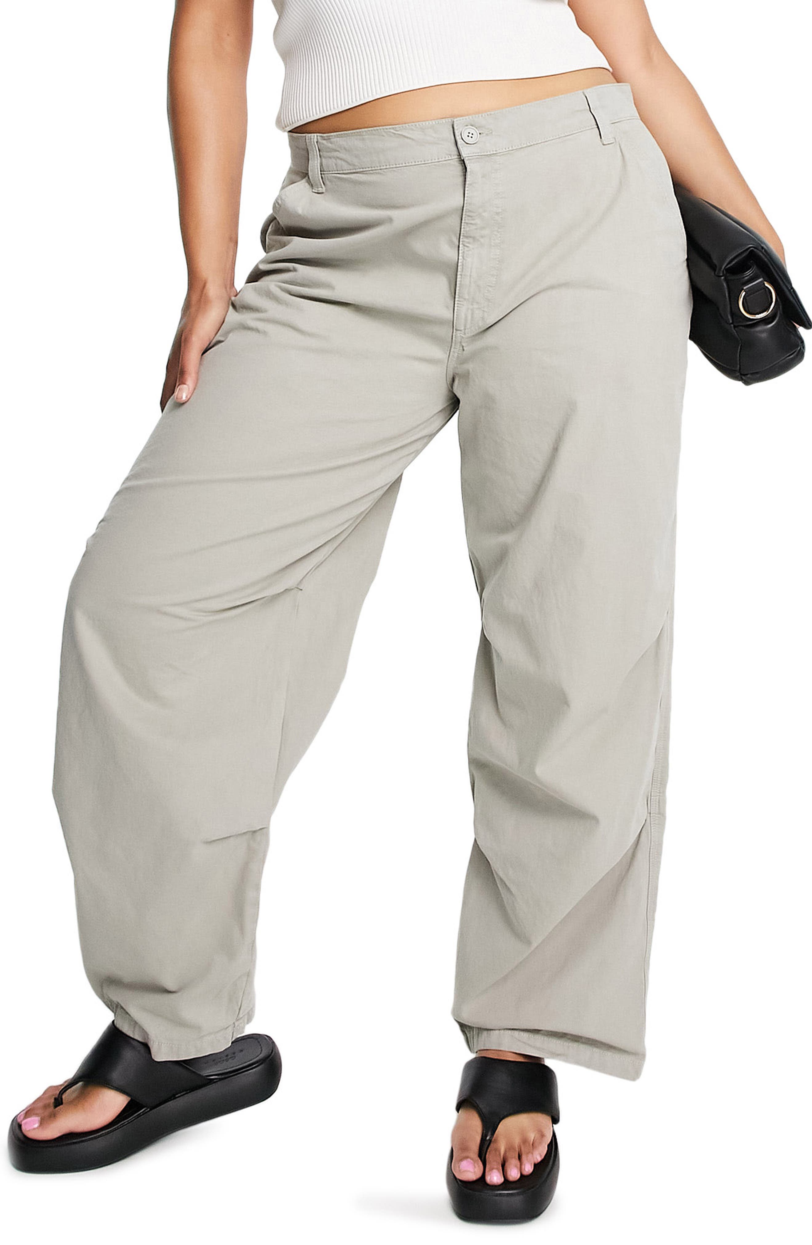 plus size women's cotton pants