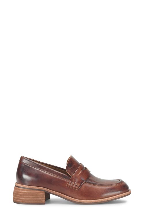 Shop Kork-ease ® Keegan Penny Loafer Pump In Tan Leather