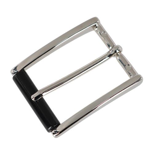 TRAFALGAR TRAFALGAR 35MM GENUINE STAG HORN ROLLER SINGLE PRONGED BRASS BUCKLE