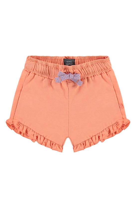 Babyface Babies' Ruffle Trim Shorts In Orange