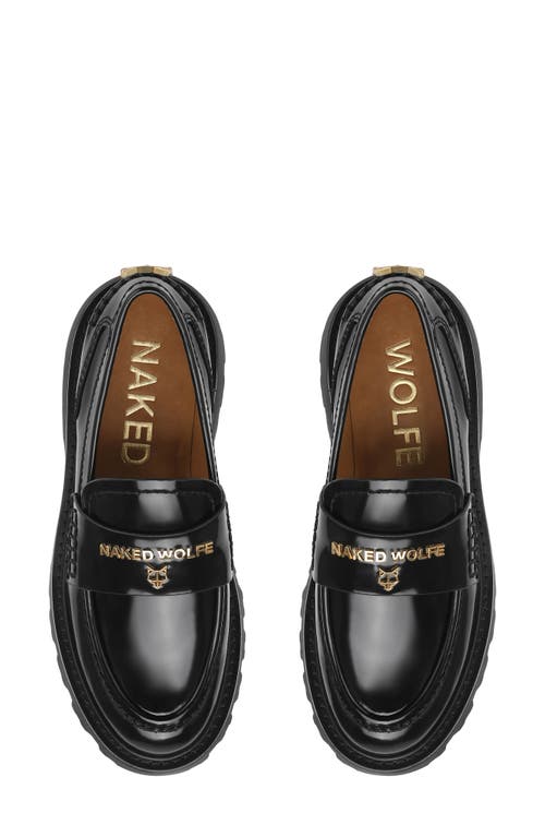 Naked Wolfe Flawed Platform Loafer In Black