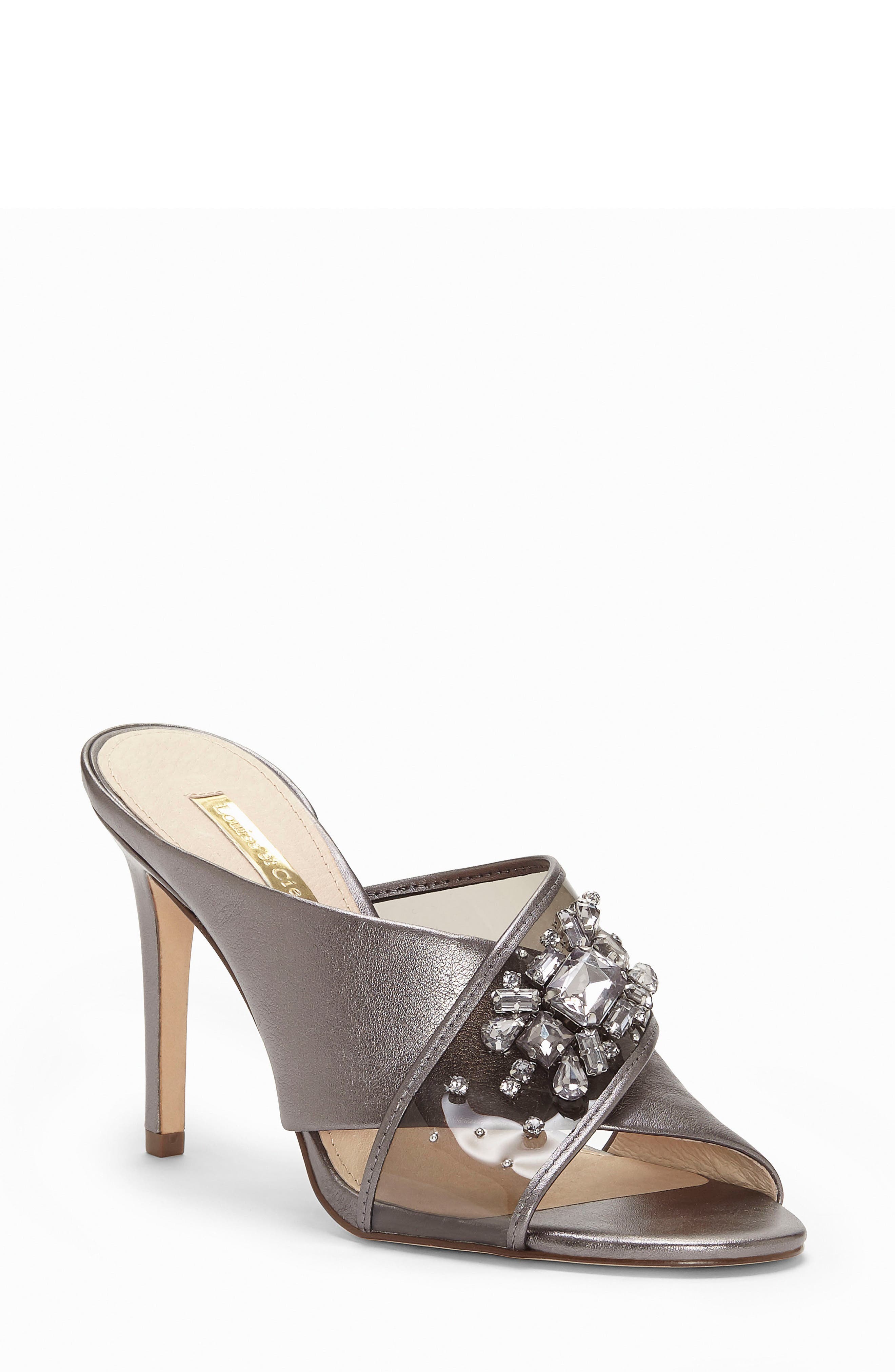 Louise Et Cie Hannety Embellished Sandal- Metallic