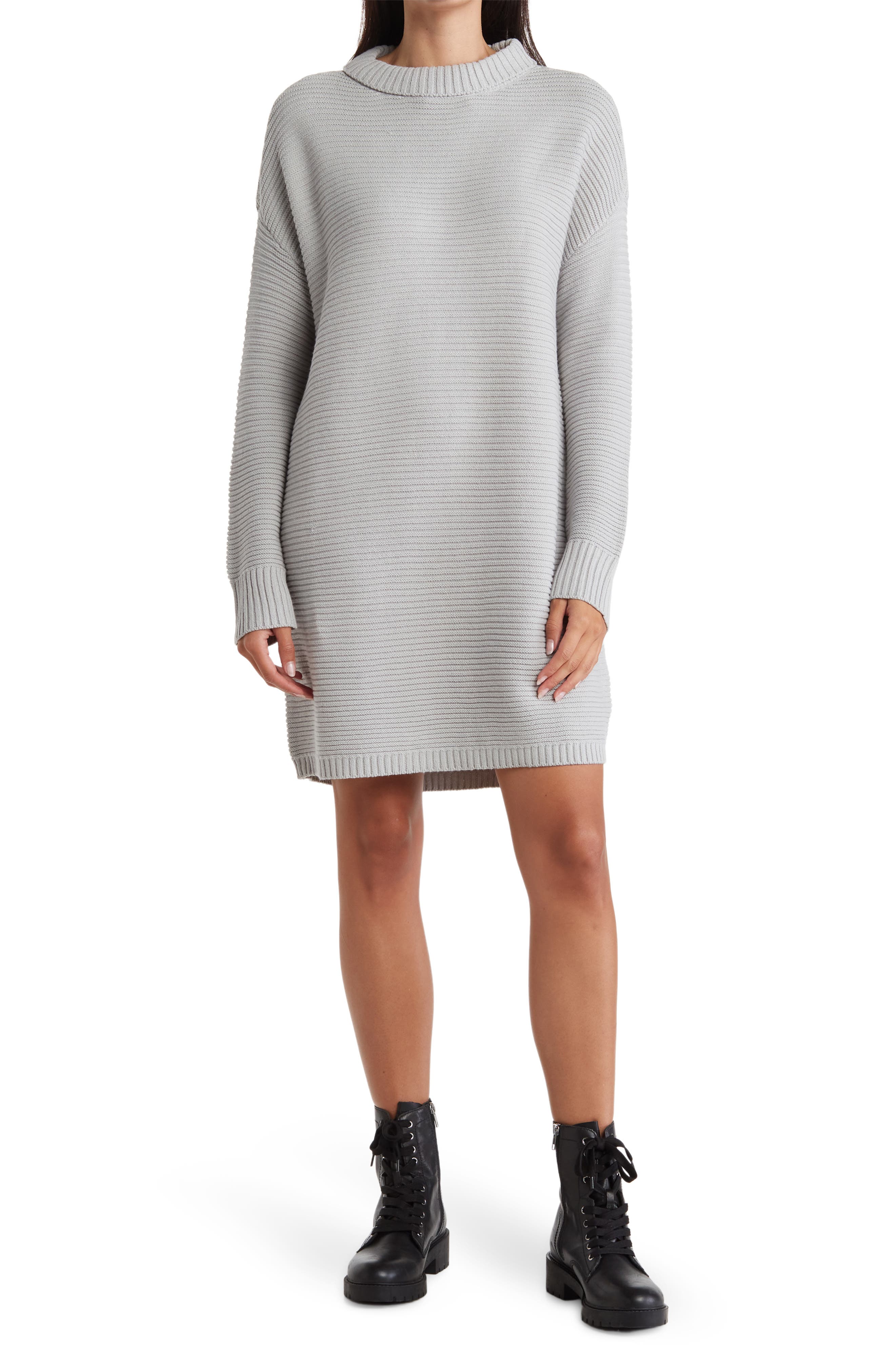 Grey Sweater Dresses for Women 