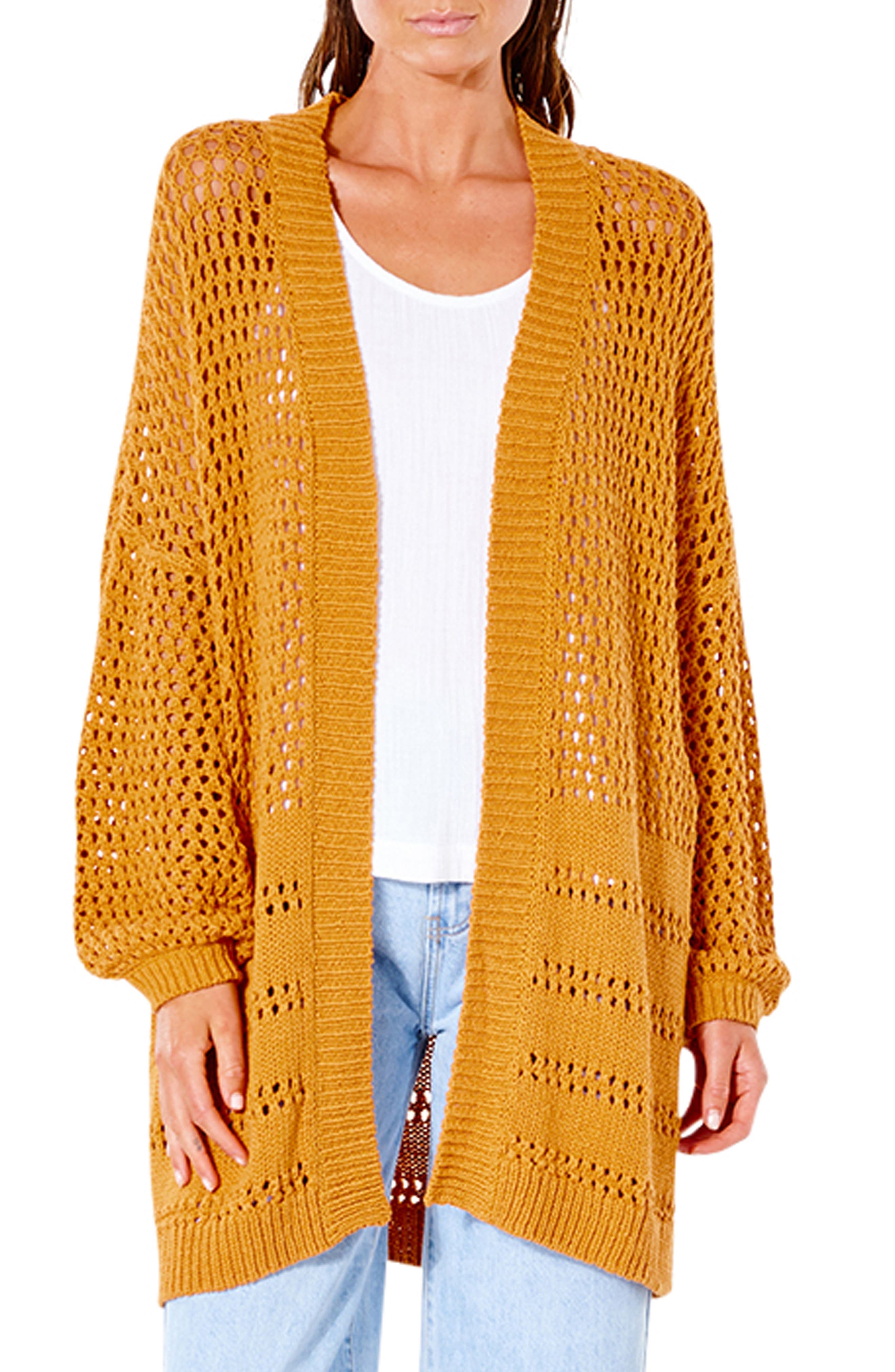 yellow orange sweater