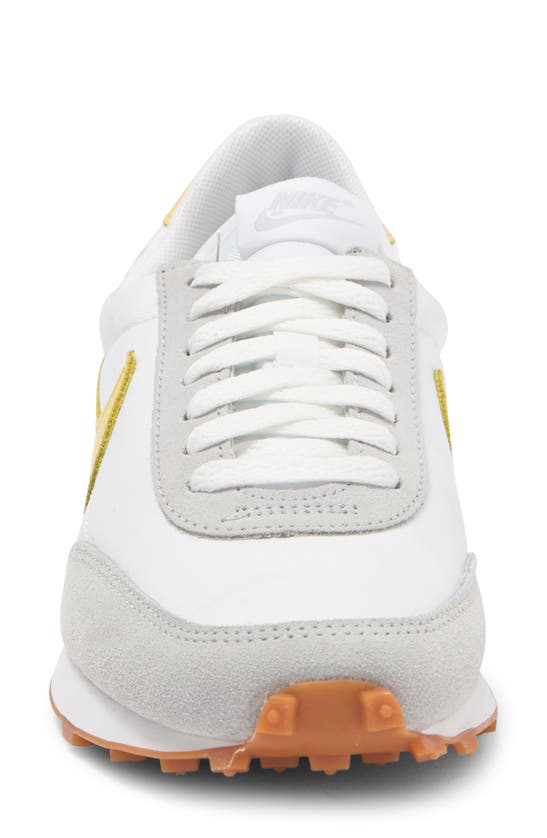 Nike Daybreak Sneaker In White/ Saturn Gold/ Grey