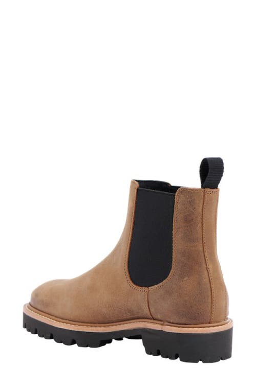 Nisolo Water Resistant Lug Sole Chelsea Boot In Tobacco