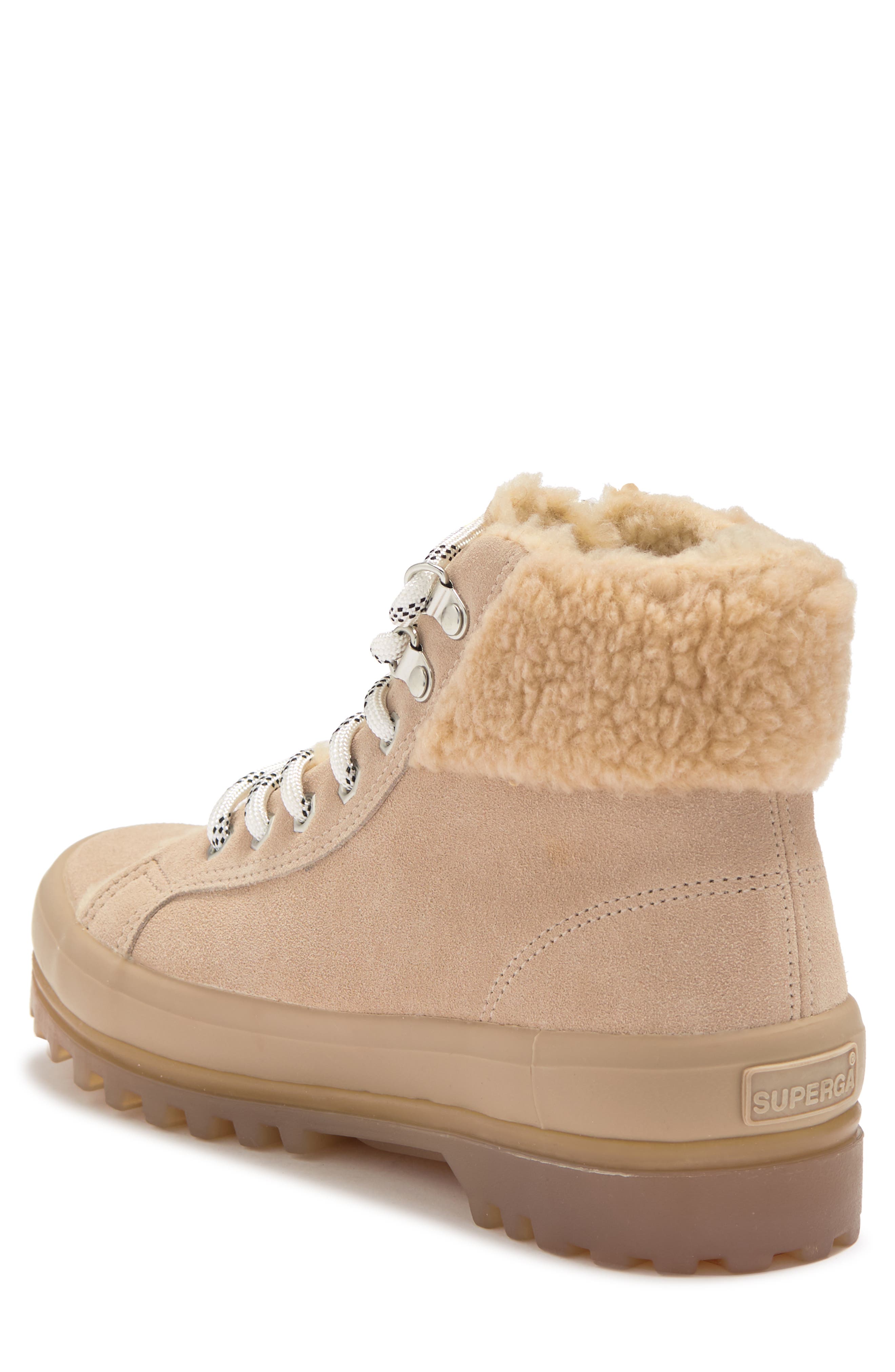 shearling superga