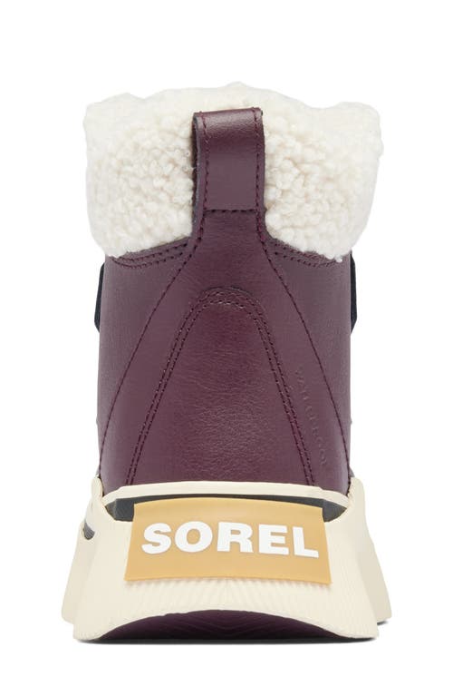 Shop Sorel Kids' Out N About Iv Chillz Waterproof Duck Boot In Epic Plum/black