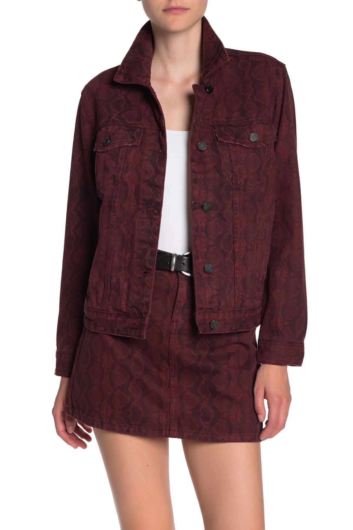 blanknyc snake jacket